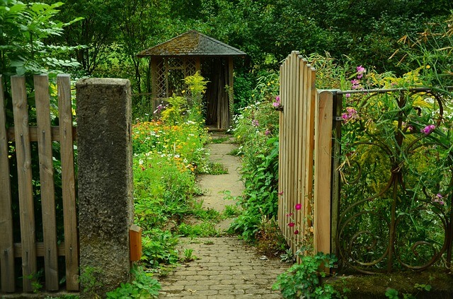 gartengestaltung ideen bilder tor
