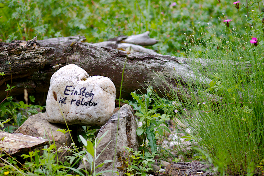Botschaften im Garten