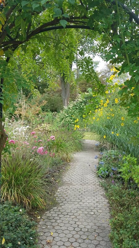 Durchgang der botanische Garten