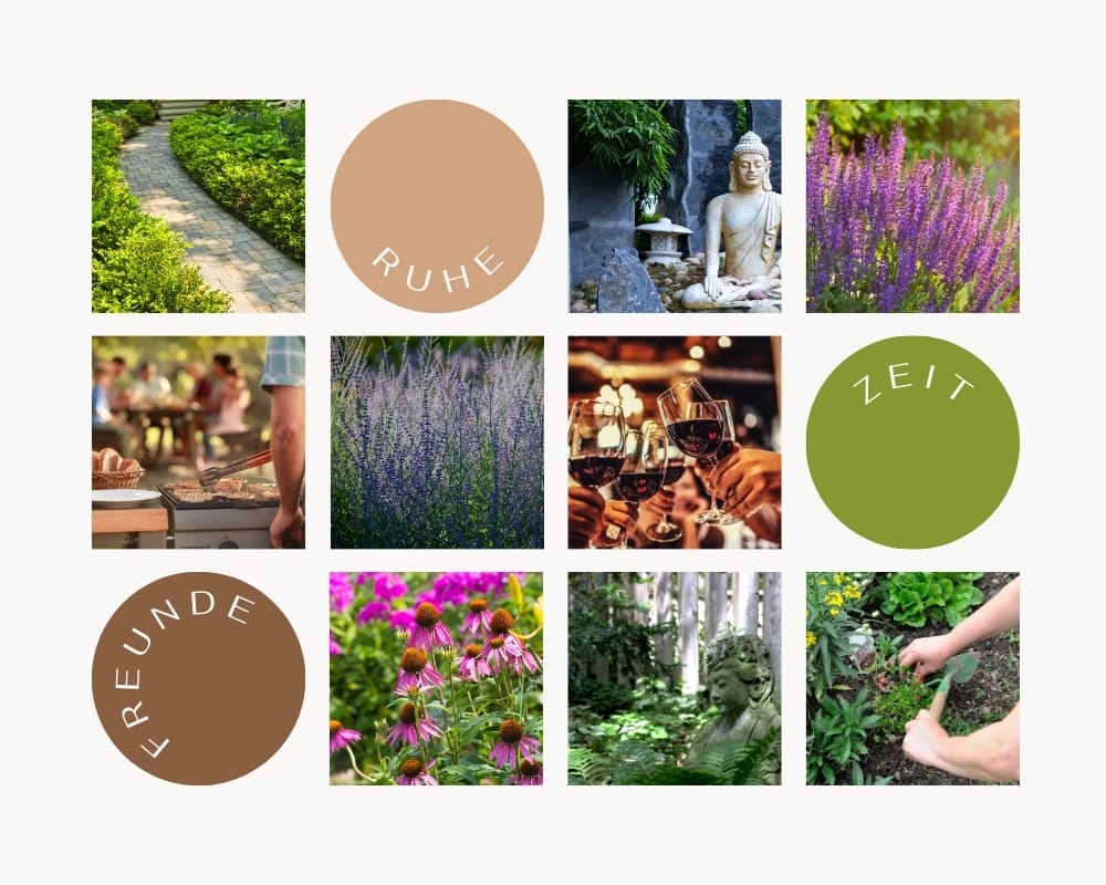 Moodboard für Gartenideen anlegen