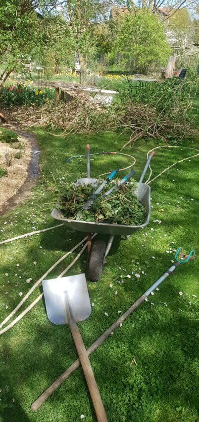 Gartenarbeit im April