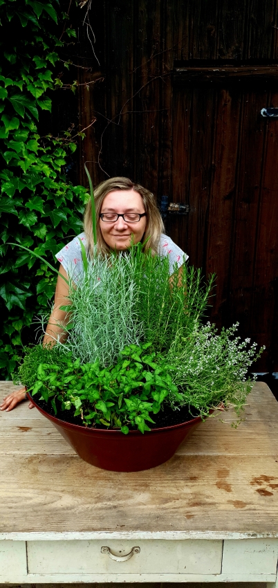 Gartenarbeit im Juni - Kräuterbar