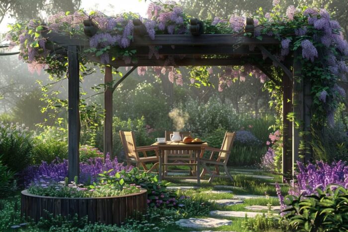 Sitzbereich mit Pergola